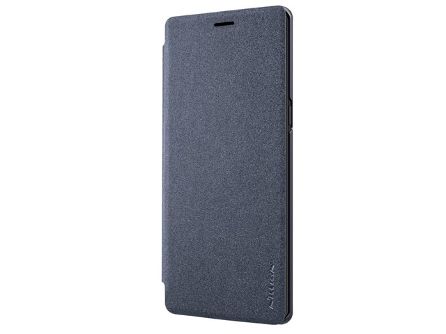 Чехол Nillkin Sparkle Leather Case для Samsung Galaxy Note 8 (темно-серый, винилискожа)