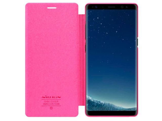 Чехол Nillkin Sparkle Leather Case для Samsung Galaxy Note 8 (розовый, винилискожа)