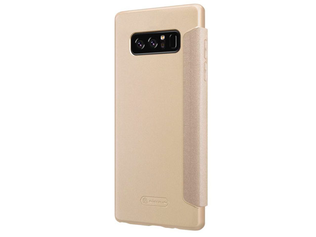 Чехол Nillkin Sparkle Leather Case для Samsung Galaxy Note 8 (золотистый, винилискожа)