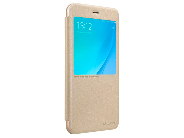 Чехол Nillkin Sparkle Leather Case для Xiaomi Mi 5X (золотистый, винилискожа)