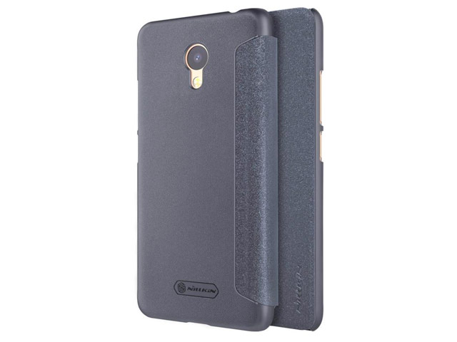 Чехол Nillkin Sparkle Leather Case для Meizu M5C (темно-серый, винилискожа)