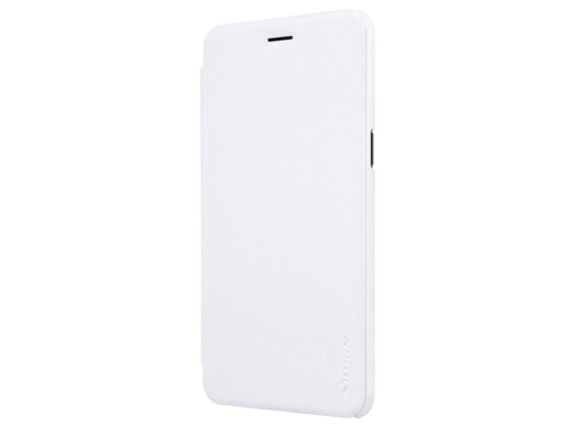 Чехол Nillkin Sparkle Leather Case для OnePlus 5 (белый, винилискожа)