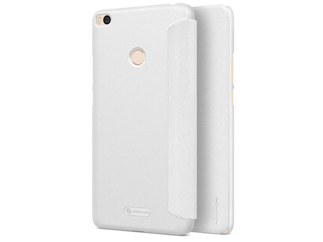 Чехол Nillkin Sparkle Leather Case для Xiaomi Mi Max 2 (белый, винилискожа)