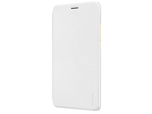 Чехол Nillkin Sparkle Leather Case для Xiaomi Mi Max 2 (белый, винилискожа)