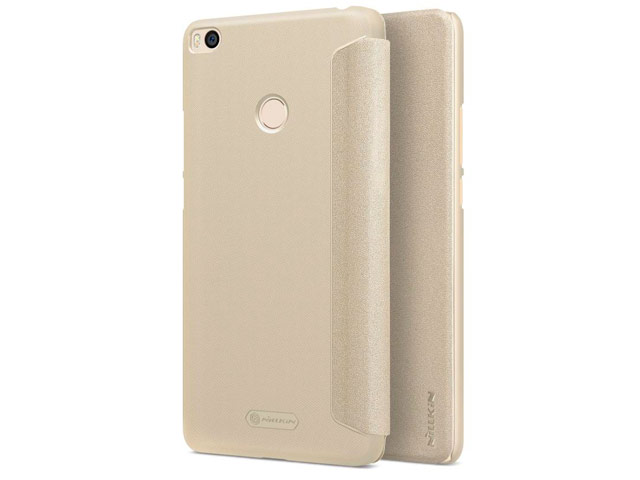 Чехол Nillkin Sparkle Leather Case для Xiaomi Mi Max 2 (золотистый, винилискожа)