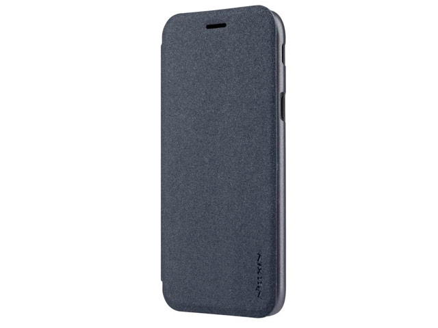 Чехол Nillkin Sparkle Leather Case для Samsung Galaxy J5 2017 (темно-серый, винилискожа)