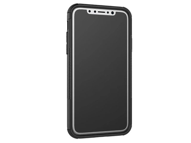 Чехол Yotrix Shockproof case для Apple iPhone X (черный, пластиковый)