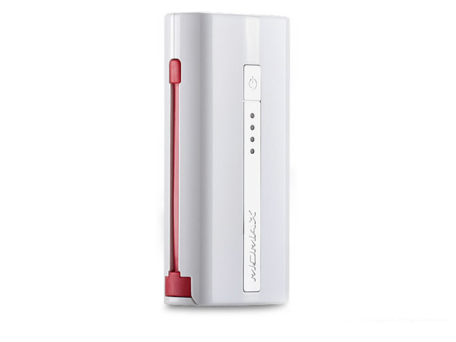 Внешняя батарея Momax iPower S3 External Battery Pack универсальная (microUSB, 30pin) (5600 mAh) (белая)