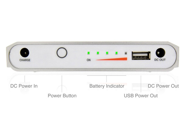 Внешняя батарея HyperJuice External Battery универсальная (MacBook/iPad/USB) (100 Wh) (серебристая)