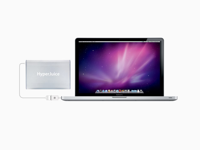 Внешняя батарея HyperJuice External Battery универсальная (MacBook/iPad/USB) (100 Wh) (серебристая)