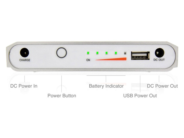 Внешняя батарея HyperJuice External Battery универсальная (MacBook/iPad/USB) (150 Wh) (серебристая)