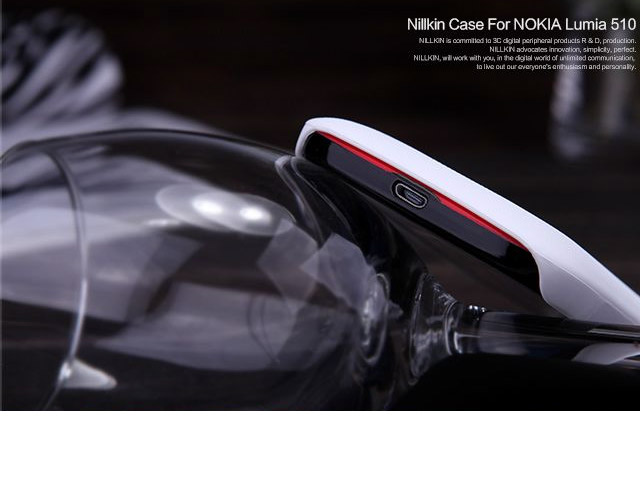 Чехол Nillkin Hard case для Nokia Lumia 510 (черный, пластиковый)