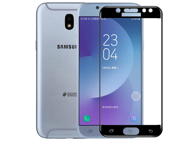 Защитная пленка Yotrix 3D Glass Protector для Samsung Galaxy J5 2017 J530 (стеклянная, черная)