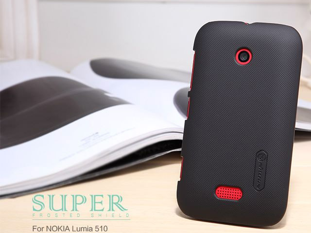 Чехол Nillkin Hard case для Nokia Lumia 510 (красный, пластиковый)