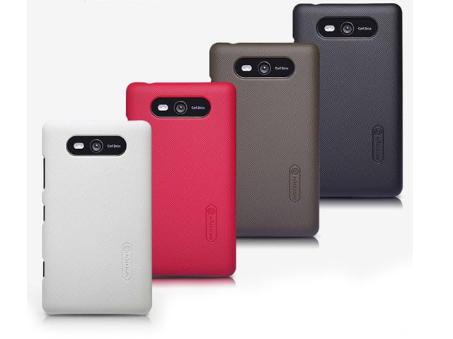 Чехол Nillkin Hard case для Nokia Lumia 820 (белый, пластиковый)