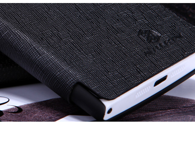 Чехол Nillkin Side leather case для Nokia Lumia 920 (черный, кожанный)