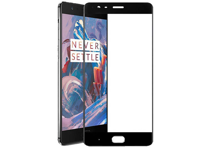 Защитная пленка Yotrix 3D Pro Glass Protector для OnePlus 3 (стеклянная, черная)