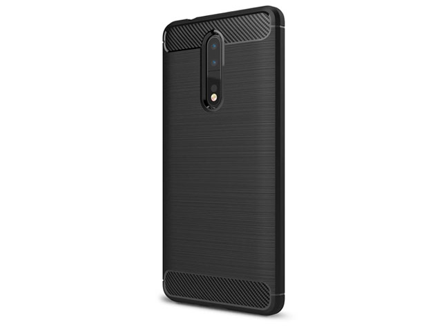 Чехол Yotrix Rugged Armor для Nokia 8 (черный, гелевый)