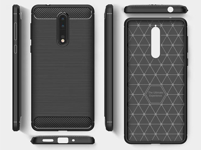 Чехол Yotrix Rugged Armor для Nokia 8 (черный, гелевый)