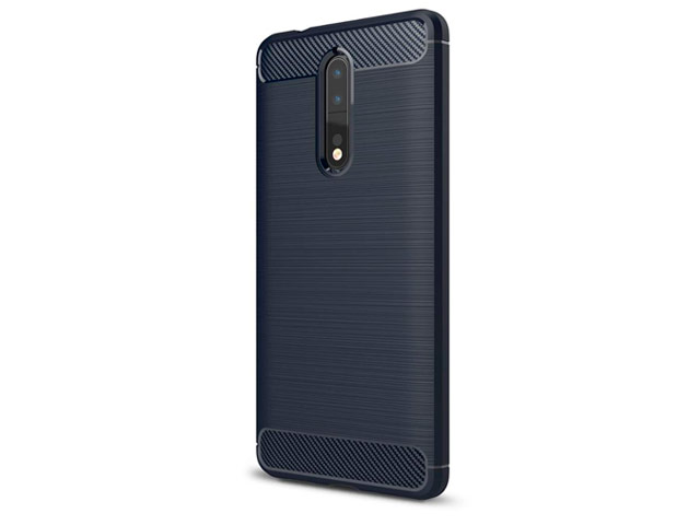 Чехол Yotrix Rugged Armor для Nokia 8 (синий, гелевый)