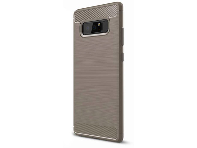 Чехол Yotrix Rugged Armor для Samsung Galaxy Note 8 (серый, гелевый)