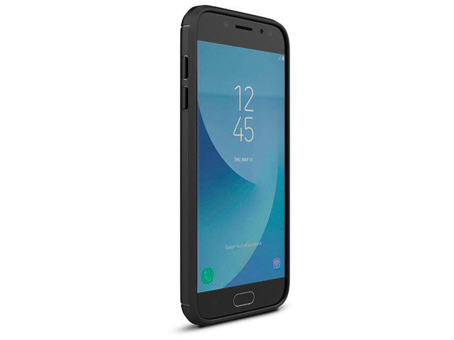Чехол Yotrix Rugged Armor для Samsung Galaxy J3 2017 J330 (черный, гелевый)