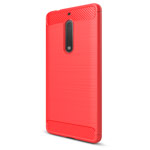 Чехол Yotrix Rugged Armor для Nokia 5 (красный, гелевый)