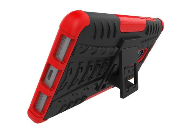 Чехол Yotrix Shockproof case для Xiaomi Redmi Note 4 (красный, пластиковый)