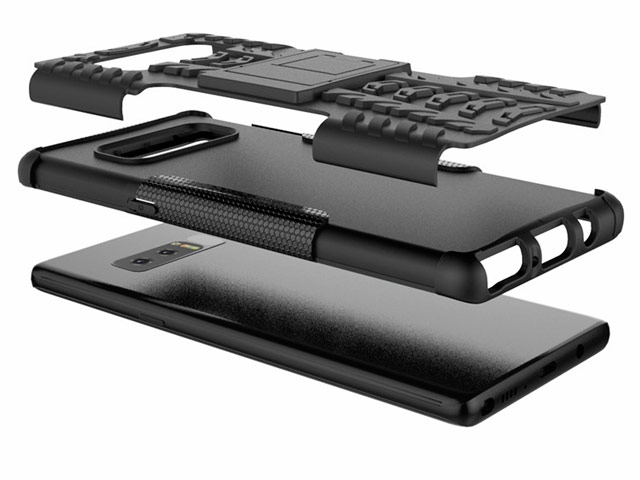 Чехол Yotrix Shockproof case для Samsung Galaxy Note 8 (черный, пластиковый)