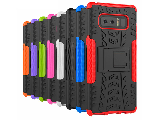 Чехол Yotrix Shockproof case для Samsung Galaxy Note 8 (красный, пластиковый)