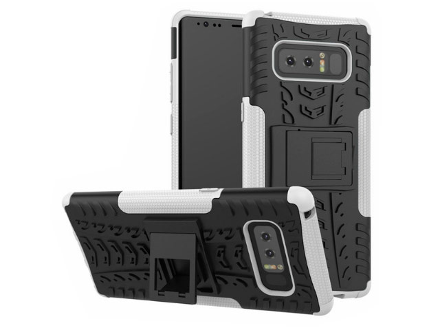 Чехол Yotrix Shockproof case для Samsung Galaxy Note 8 (белый, пластиковый)