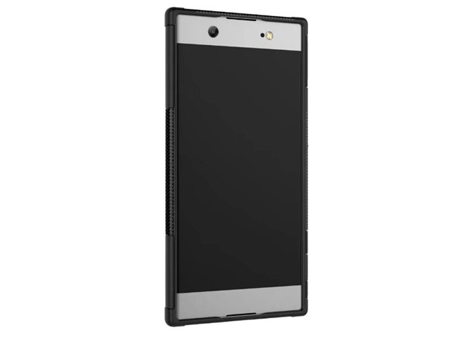 Чехол Yotrix Shockproof case для Sony Xperia XA1 ultra (черный, пластиковый)