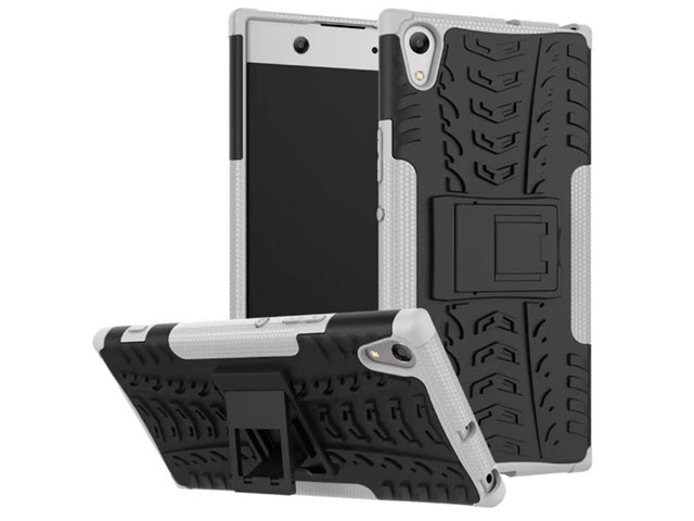 Чехол Yotrix Shockproof case для Sony Xperia XA1 ultra (белый, пластиковый)
