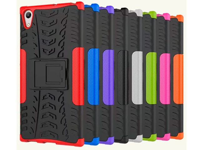 Чехол Yotrix Shockproof case для Sony Xperia XA1 ultra (розовый, пластиковый)
