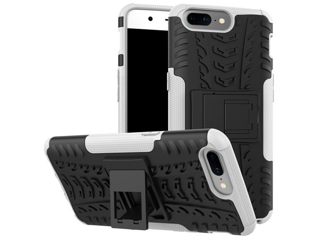 Чехол Yotrix Shockproof case для OnePlus 5 (белый, пластиковый)