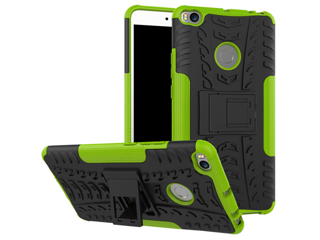 Чехол Yotrix Shockproof case для Xiaomi Mi Max 2 (зеленый, пластиковый)