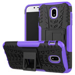 Чехол Yotrix Shockproof case для Samsung Galaxy J5 2017 J530 (фиолетовый, пластиковый)