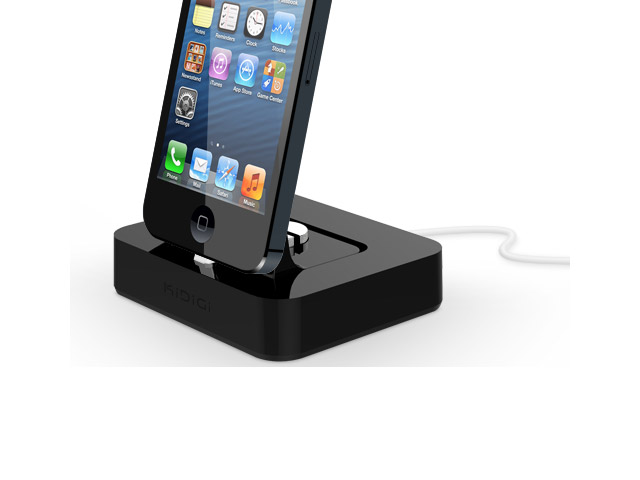Dock-станция KiDiGi USB Cradle для Apple iPhone 5/iPod touch (7-th gen.)/iPad mini (Lightning) (черная)