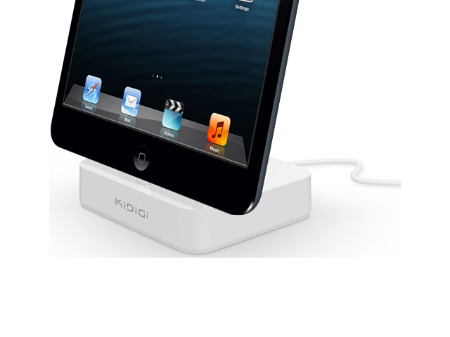 Dock-станция KiDiGi USB Cradle для Apple iPhone 5/iPod touch (7-th gen.)/iPad mini (Lightning) (белая)