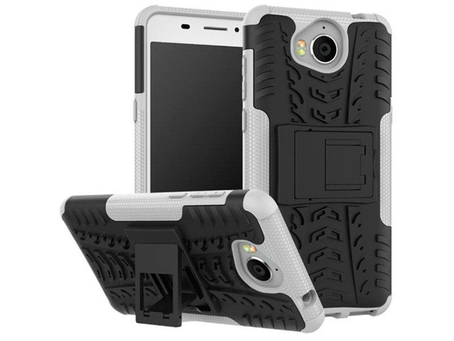 Чехол Yotrix Shockproof case для Huawei Y5 2017 (белый, пластиковый)