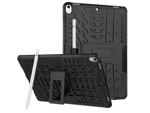 Чехол Yotrix Shockproof case для Apple iPad Pro 10.5 (черный, пластиковый)