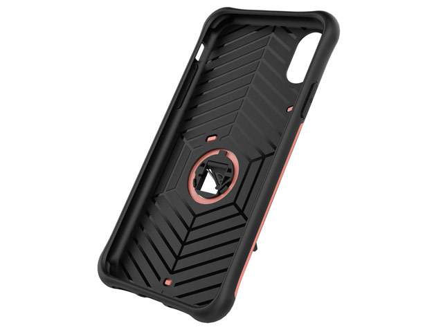 Чехол Yotrix StandCase для Apple iPhone X (синий, пластиковый)