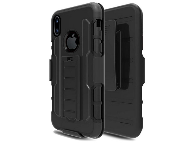 Чехол Yotrix ClipCase case для Apple iPhone X (черный, пластиковый)