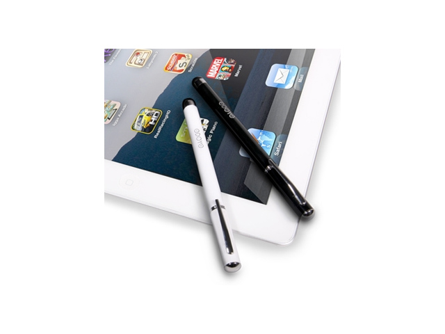 Стилус Odoyo i-Stylus Duo+ универсальный для емкостных экранов (с ручкой) (черный)