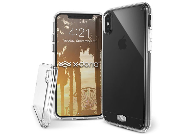 Чехол X-doria ClearVue для Apple iPhone X (прозрачный, пластиковый)