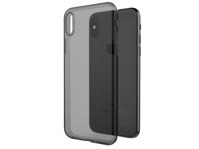 Чехол X-doria GelJacket case для Apple iPhone X (серый, гелевый)