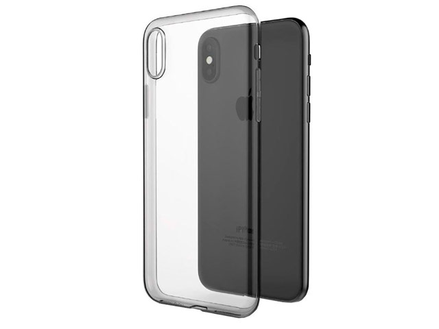 Чехол X-doria GelJacket case для Apple iPhone X (прозрачный, гелевый)