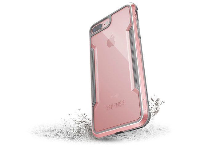 Чехол X-doria Defense Shield для Apple iPhone 8 plus (розово-золотистый, маталлический)