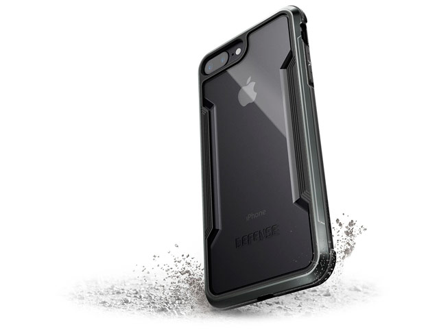 Чехол X-doria Defense Shield для Apple iPhone 8 plus (черный, маталлический)