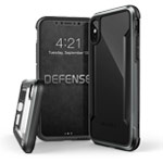 Чехол X-doria Defense Shield для Apple iPhone X (черный, маталлический)